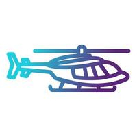 ícono de helicóptero, adecuado para una amplia gama de proyectos creativos digitales. feliz creando. vector