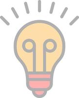 Light Bulb Vector Icon Design