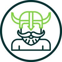 diseño de icono de vector vikingo