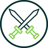 Swords Vector Icon Design