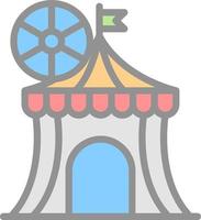 diseño de icono de vector de circo