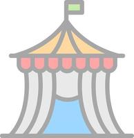 diseño de icono de vector de circo