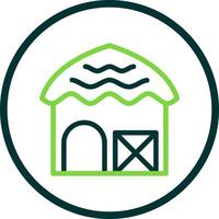 Hut Vector Icon Design