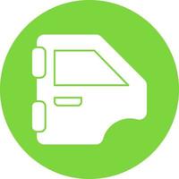 Car Door Vector Icon Design