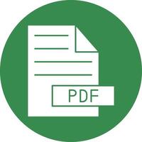 diseño de icono de vector de pdf