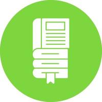 diseño de icono de vector de pila de libro