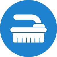 Cleaning Brush Vector Icon Design