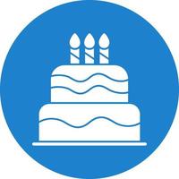 Cake Vector Icon Design