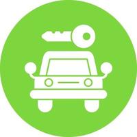 diseño de icono de vector de alquiler de coches