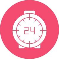 24 Hours Vector Icon Design