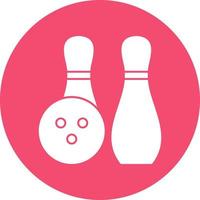 Bowling Vector Icon Design