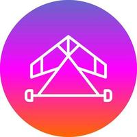 Gliding Vector Icon Design