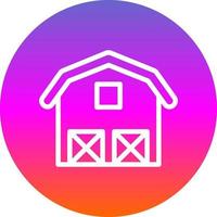 Barn Vector Icon Design