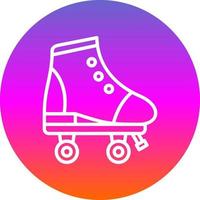 Roller Skate Vector Icon Design