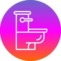 Lavatory Vector Icon Design