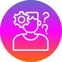 Hallucination Vector Icon Design