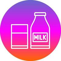 diseño de icono de vector de leche