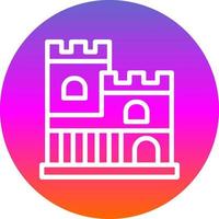 Castle Vector Icon Design