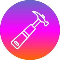 Hammer Vector Icon Design