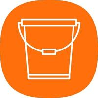 Bucket Vector Icon Design