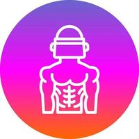 diseño de icono de vector de cuerpo