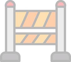 Road Block Vector Icon Design