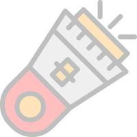 Flashlight Vector Icon Design