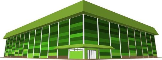 3D illustration of building project vector