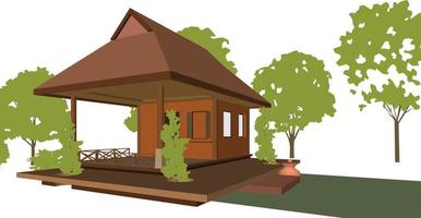 3D illustration of building project vector