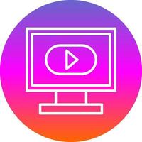 Youtuber Vector Icon Design