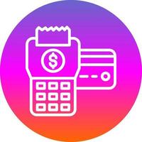 diseño de icono de vector de terminal pos