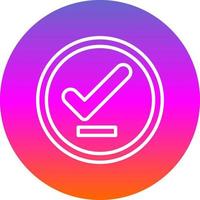 Verified Vector Icon Design