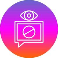 Lurker Vector Icon Design