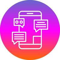 Live Chat Vector Icon Design