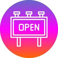 Open Vector Icon Design