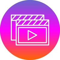 Videos Vector Icon Design