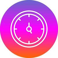 Clock Time Vector Icon Design