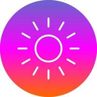 Sunlight Vector Icon Design