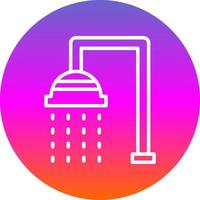 Showering Vector Icon Design