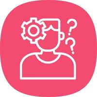 Hallucination Vector Icon Design