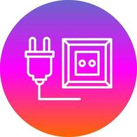 Unplugged Vector Icon Design