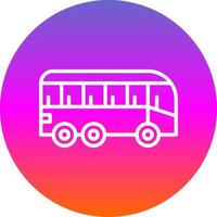 diseño de icono de vector de transporte público