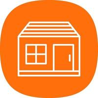 Shed Vector Icon Design