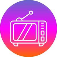 Television Vector Icon Design