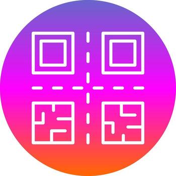 Qr Code Vector Icon Design