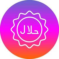 Halal Vector Icon Design