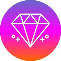 diseño de icono de vector de diamante