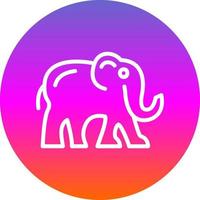 Elephant Vector Icon Design