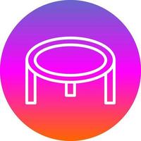 Trampoline Vector Icon Design