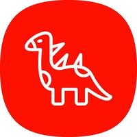 Dinosaur Vector Icon Design